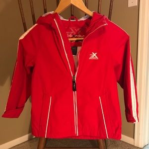 Zeroxposur rain jacket boys size 5/6 Medium EUC